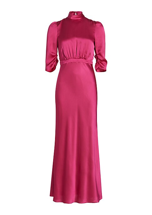 Silk Elegance Maxi Dress