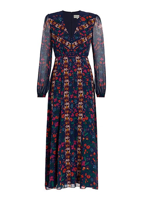 Floral Elegance Midi Dress