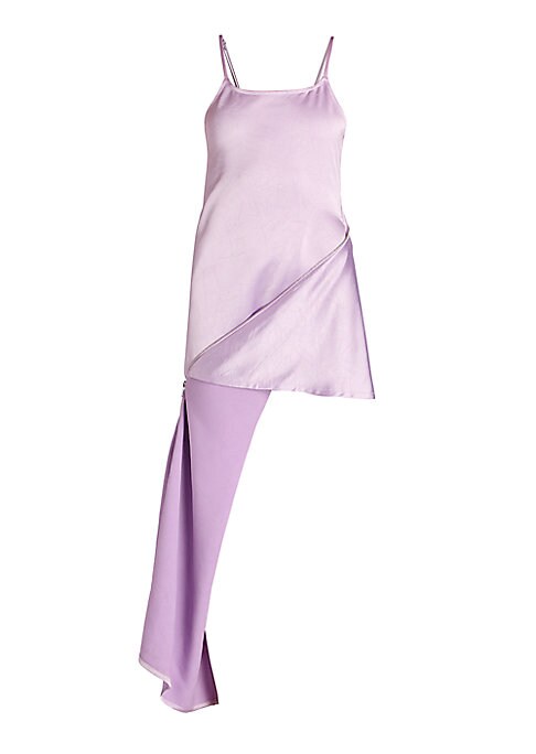 Satin Zip Cami Dress