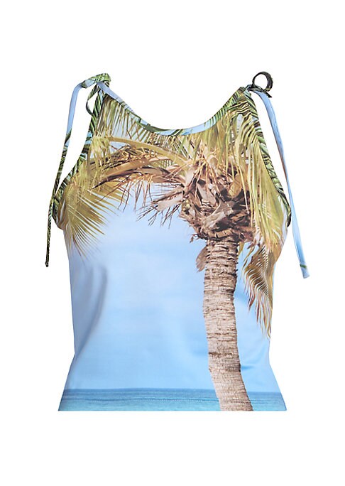 Futuristic Palm Print Top