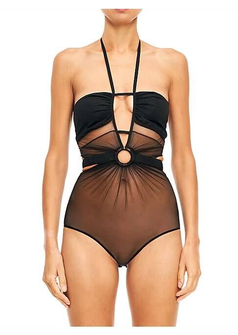 Sheer Halter Bodysuit