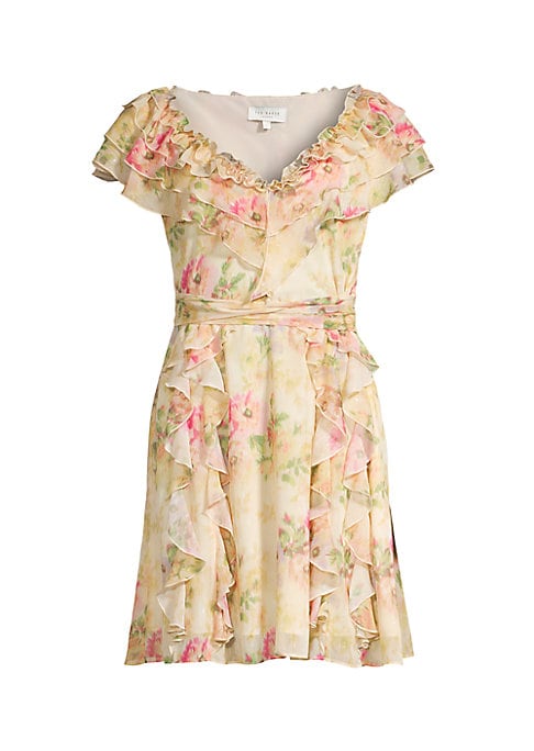 Floral Ruffle Delight Dress