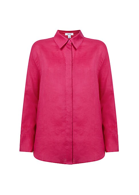 Linen Breeze Button-Up