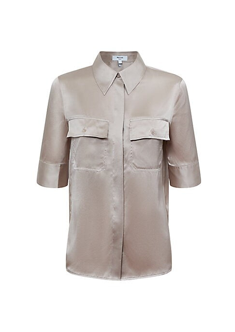 Silk Button-Up Delight