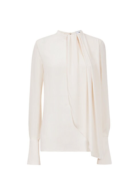 Textured Draped Blouse