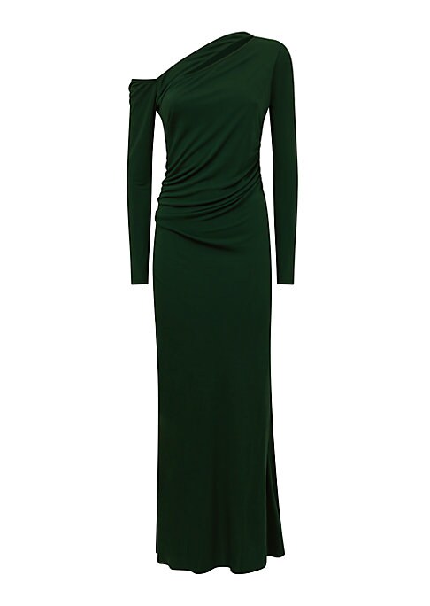 Elegant Asymmetric Maxi Dress
