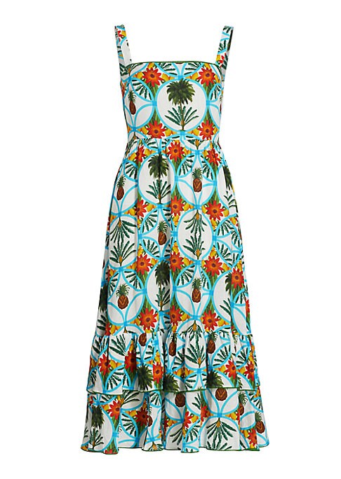 Pineapple Bliss Midi Dress