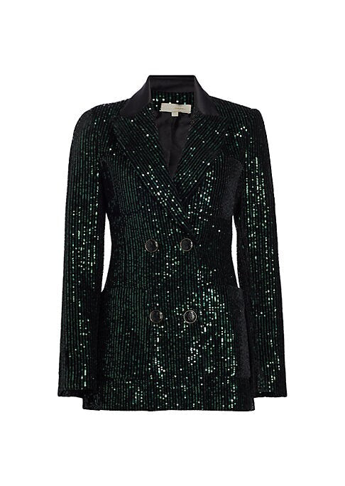 Sparkling Velvet Blazer