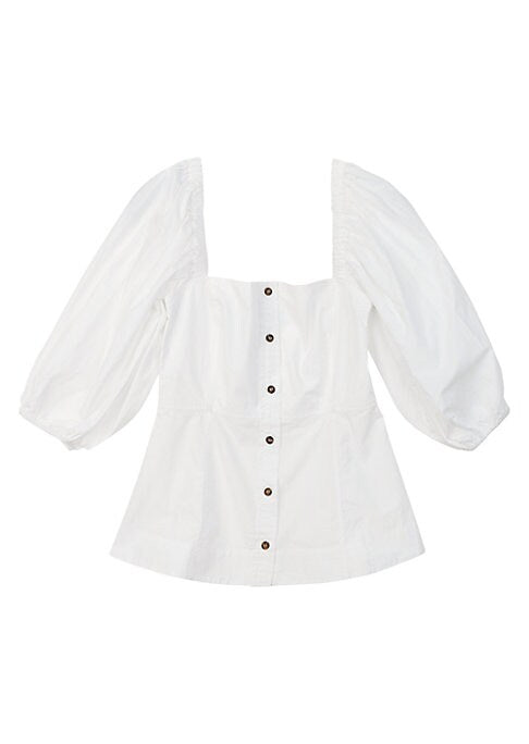 Shoulderless Cotton Top