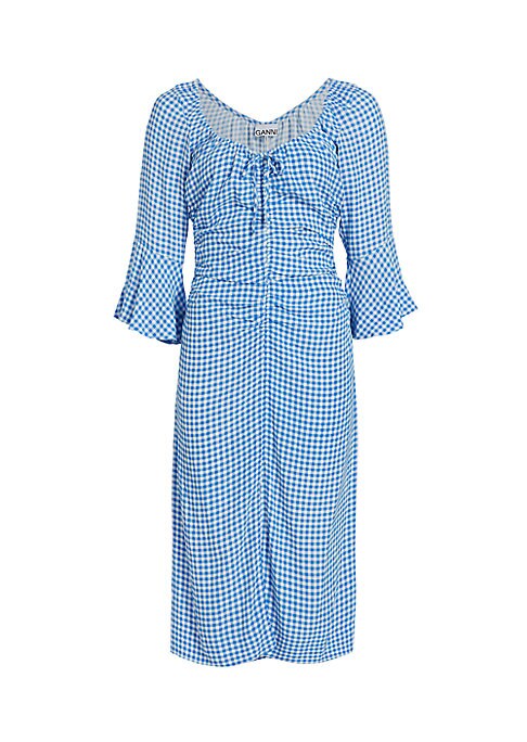 Chic Check Midi Dress