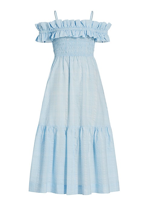 Ruffled Charm Maxi Dress
