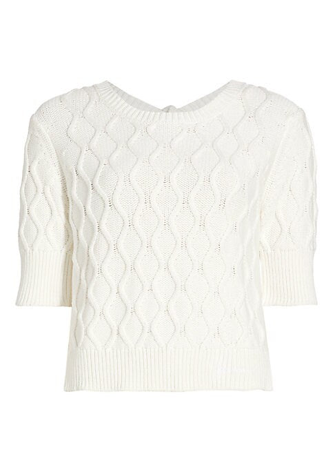 Knit Tie-Back Top