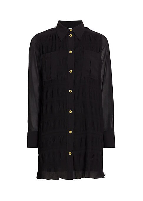 Chic Pleat Mini Dress