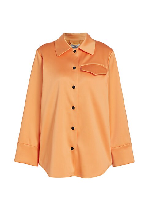 Satin Luxe Button-Up