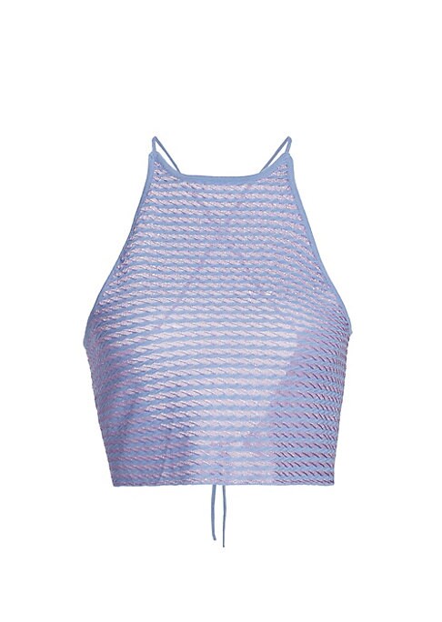 Gleaming Knit Haltertop