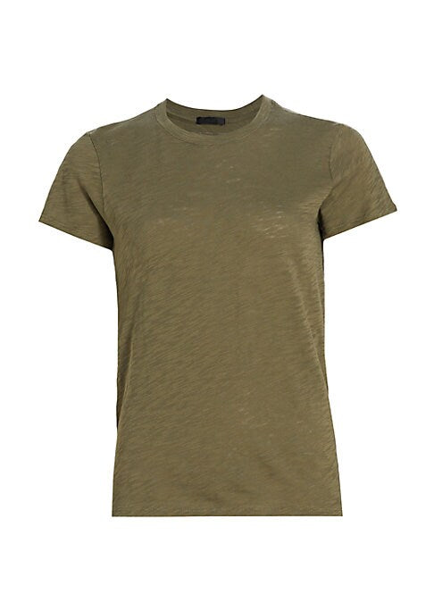 Cropped Slub Tee