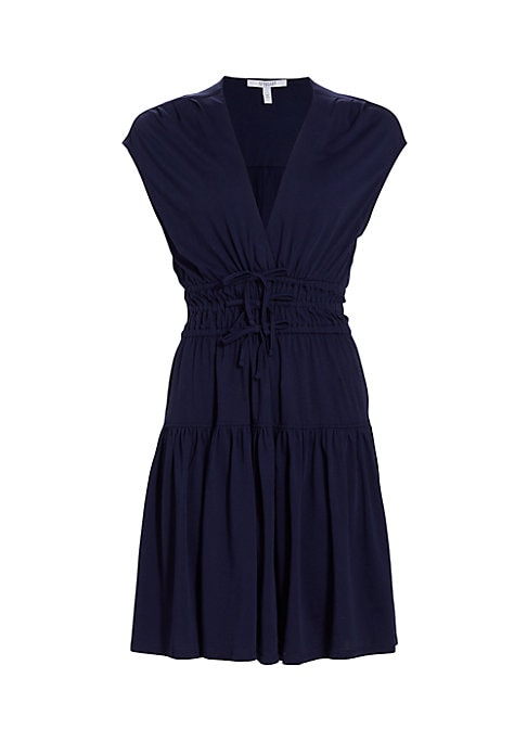 Tiered V-Neck Minidress
