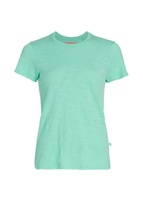 Cropped Slub Jersey Tee