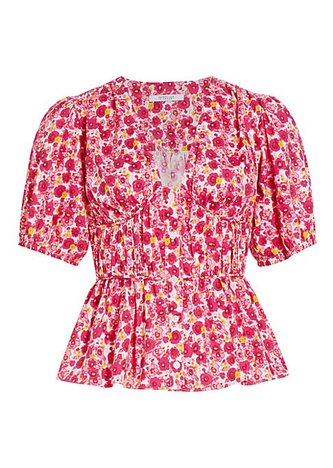 Floral Peplum Top