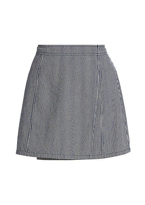 Chic Striped Mini Skirt