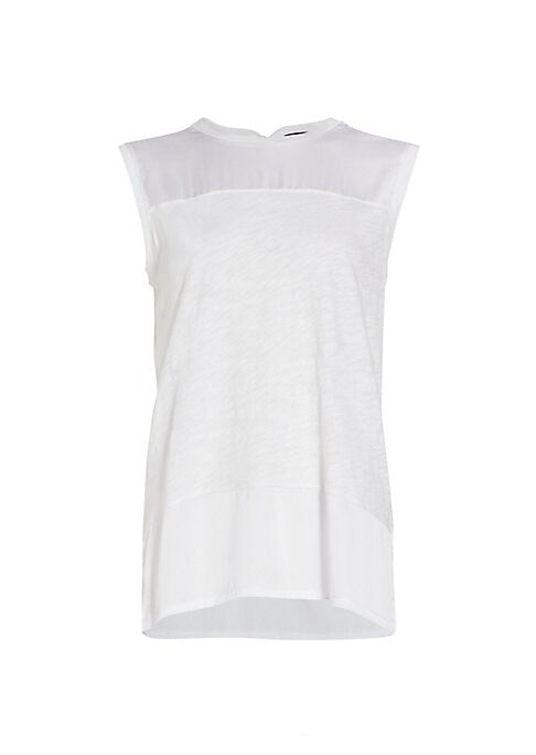 Textured Satin Tank Top