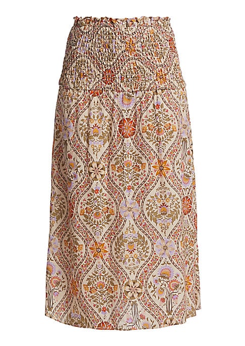Patterned Smock Skirt
