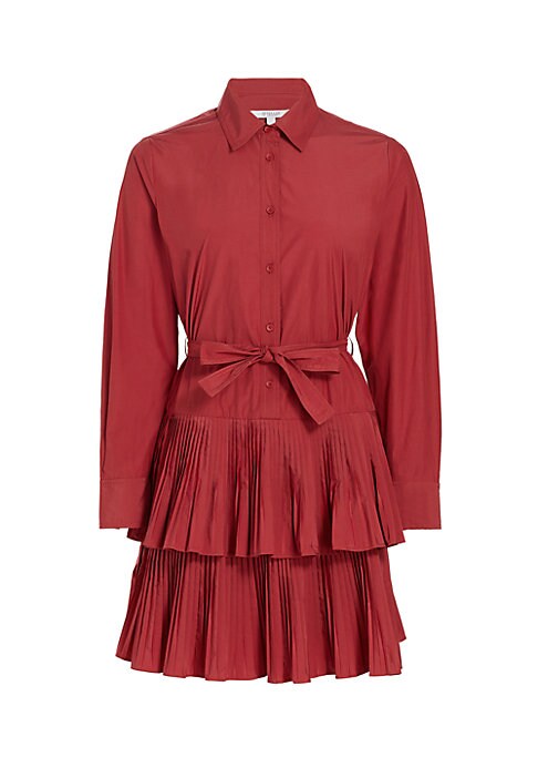 Chic Pleated Mini Dress