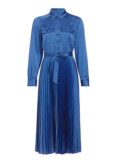 Chic Pleated Midi Dress
