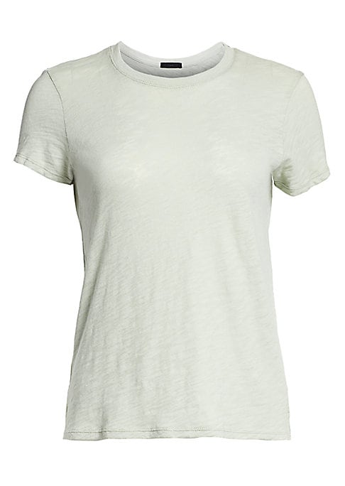 Slub Jersey Crop Tee
