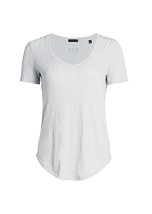 Soft Slub V-Neck Tee
