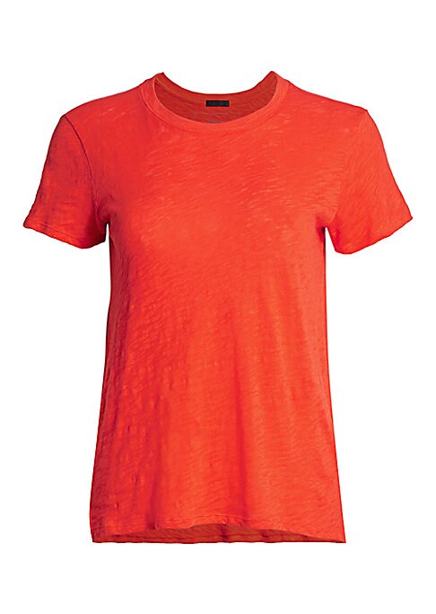 Cropped Slub Jersey Tee