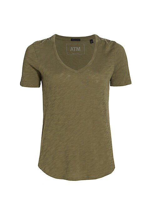 Soft Slub V-Neck Tee