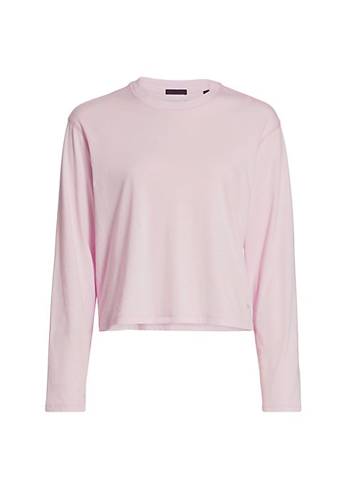 Cropped Cotton Long Sleeve