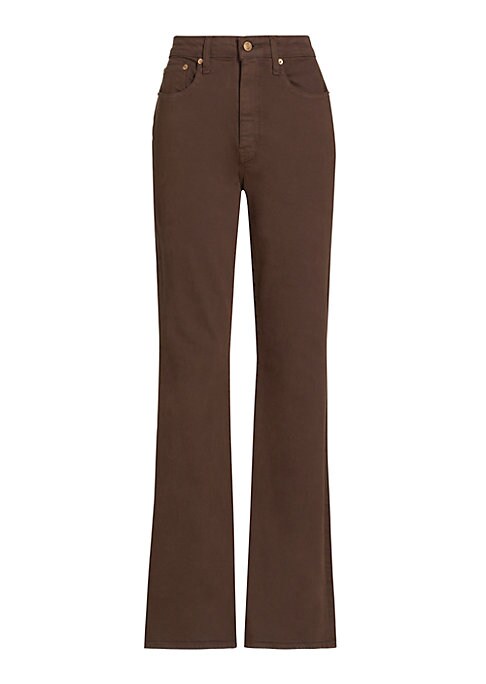 Flare Twill Trousers