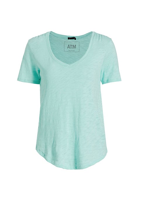 Soft Slub V-Neck Tee