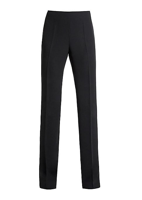 Pleat-Style High-Waisted Trousers