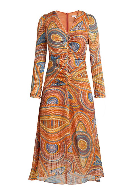 Silk-Blend Elegance Dress