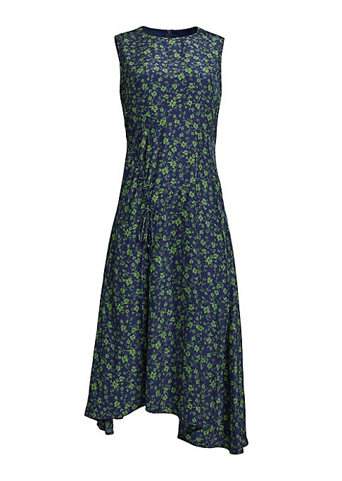 Floral Midi with Drawstring
