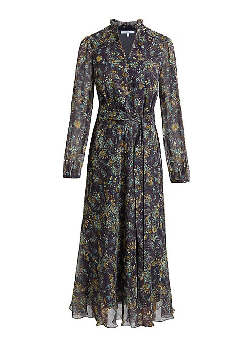 Floral Asymmetric Midi-Dress