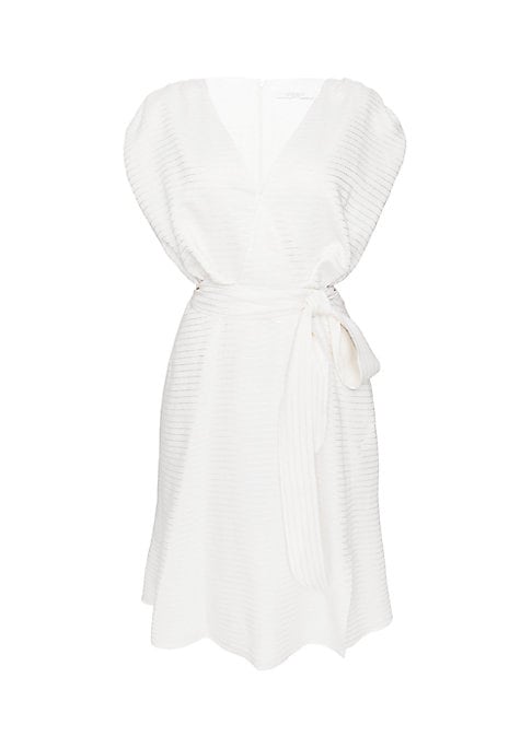 Textured V-Neck Dress