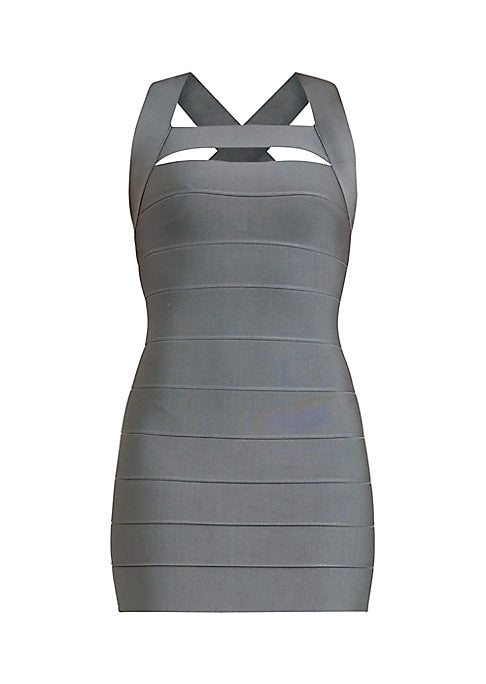 Cutout Strappy Mini Dress