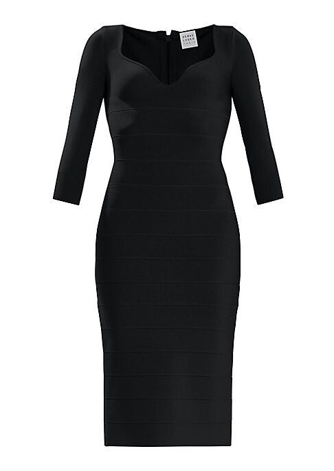 Sweetheart Knit Midi Dress