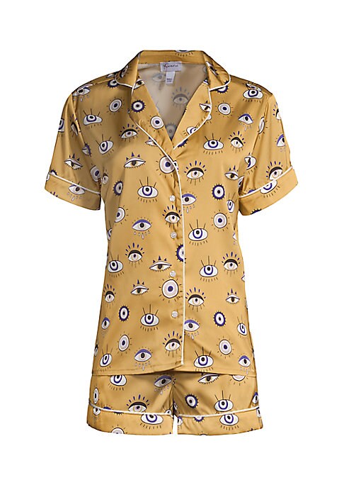 Evil Eye Satin Pajama Set