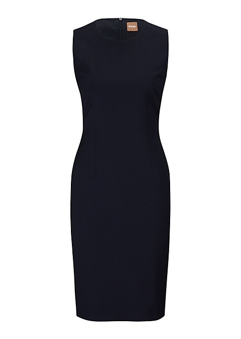 Effortless Wool Shift Dress