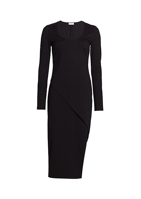 Layered Elegance Midi Dress