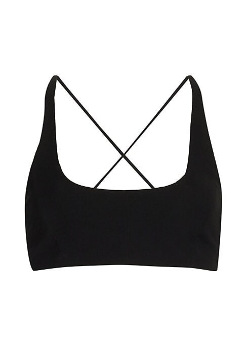 Scoopneck Crepe Bralette