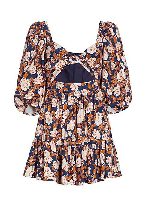 Twist Front Cotton Dress