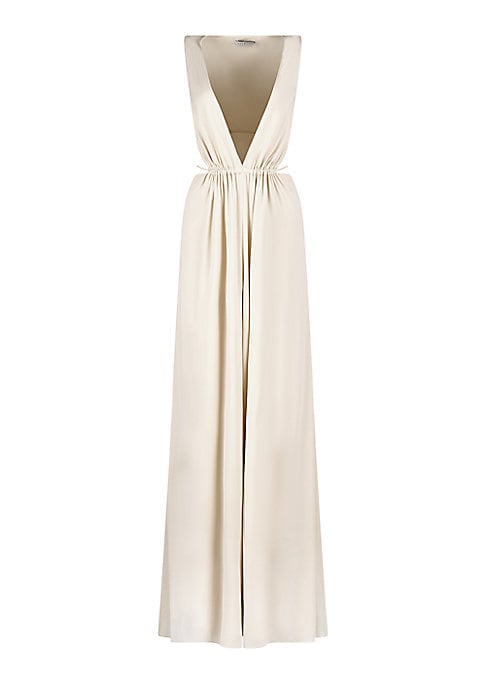 V-Neck Cut-Out Gown