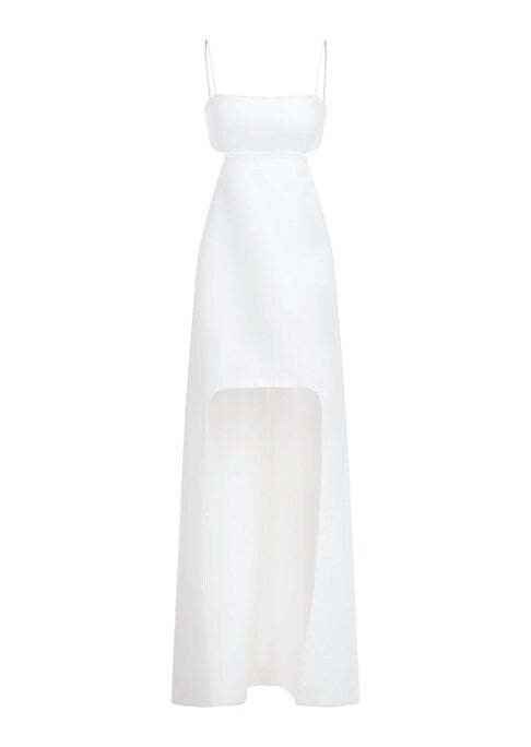 Chic Asymmetric Cutout Dress