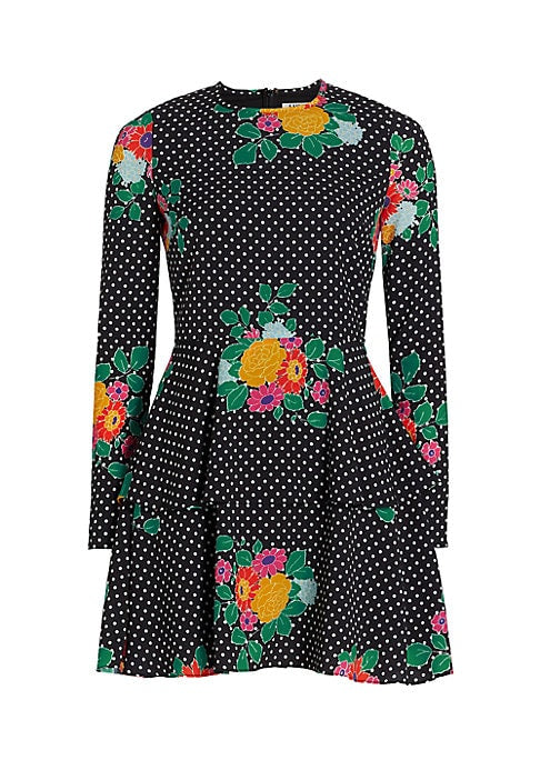 Floral Dot Minidress Delight